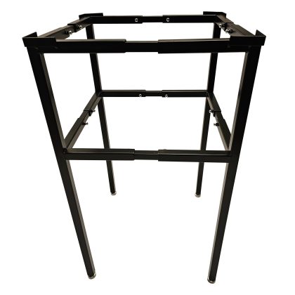 Black adjustable machine stand 695mm tall