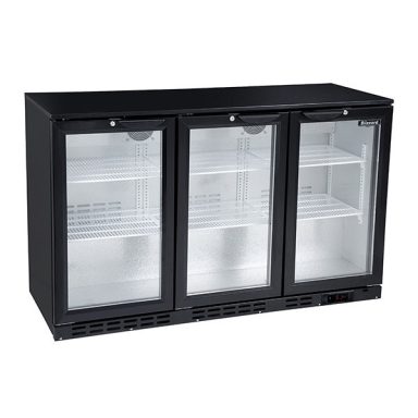 Blizzard LOWBAR3 Triple Door Under Counter Bottle Cabinet