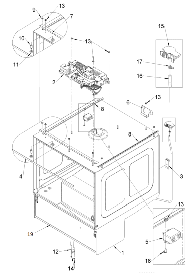 Cabinet external assembly