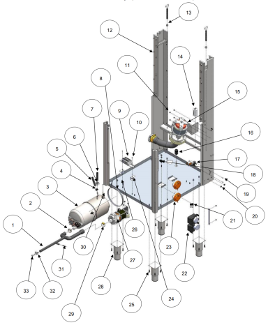 H957 Base Assembly (Water Softener)