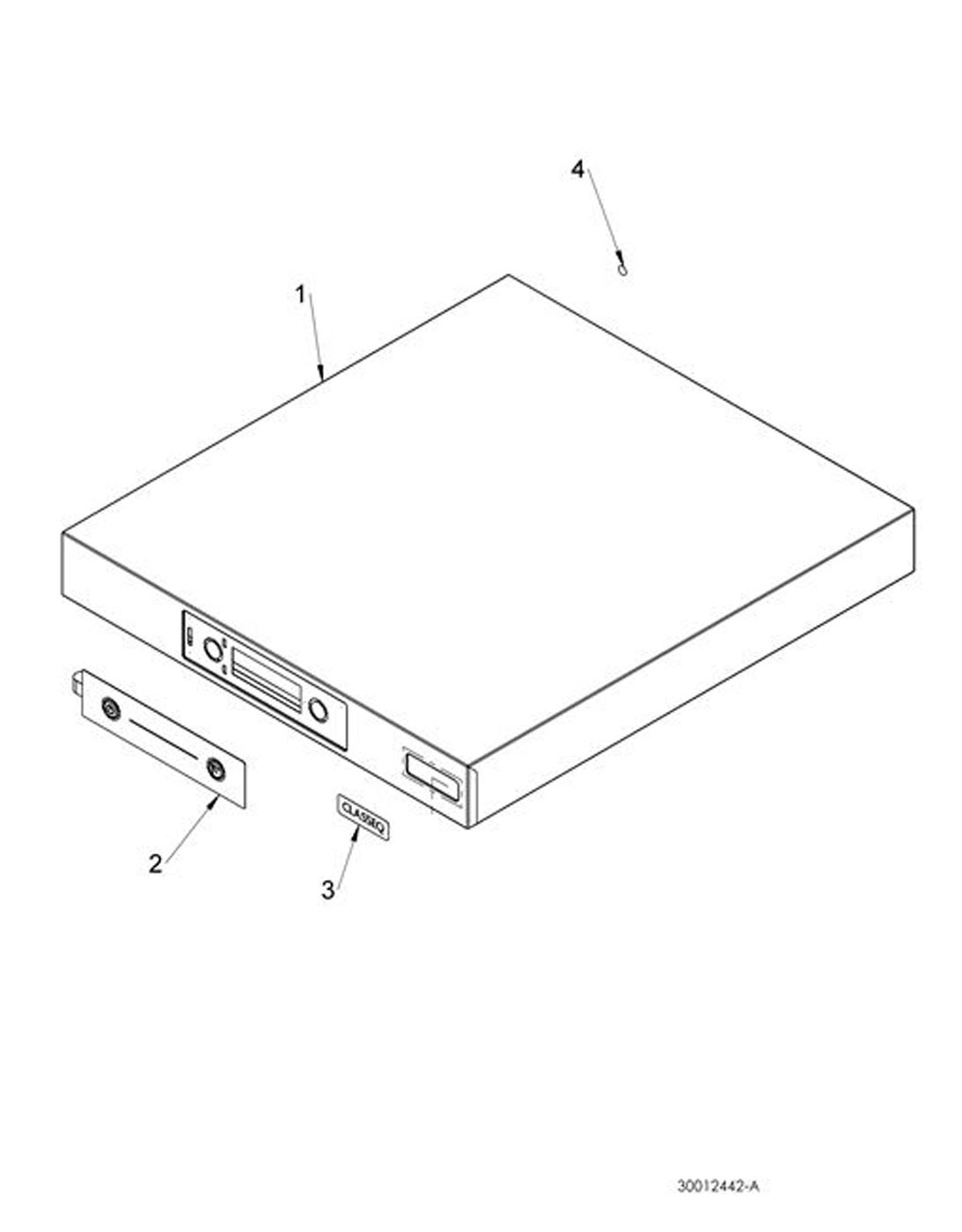 500mm SS LED Top panel assembly
