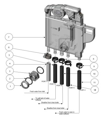 Air Break Tank Assembly (Water Softener)