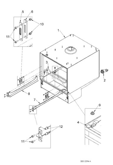 Cabinet internal assembly