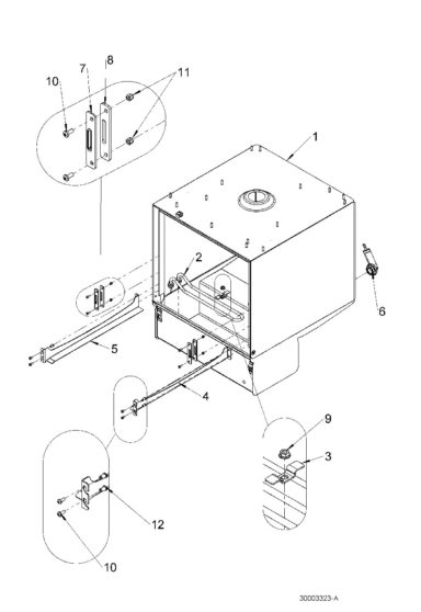 Cabinet internal assembly