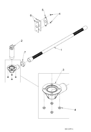 Gravity drain assembly