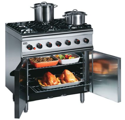 Lincat SLR9/N 6 Burner Gas Range Oven