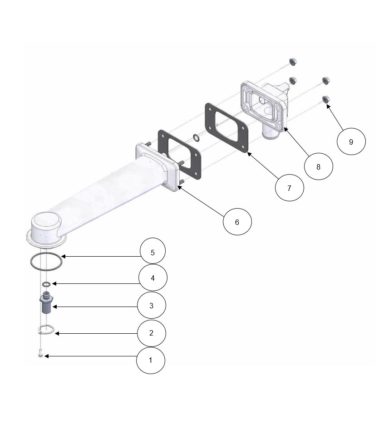 Top Wash & Rinse Manifold Assembly