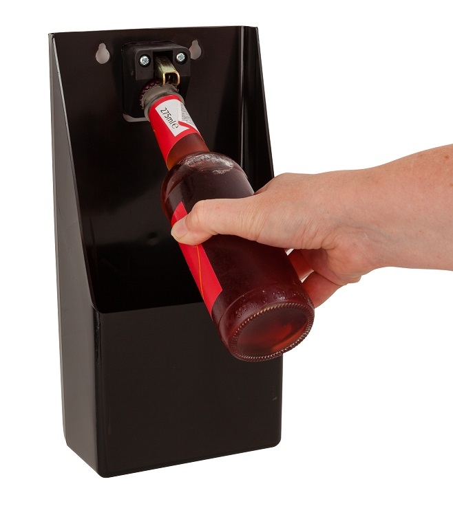 Bottle opener and catcher black - Image 2