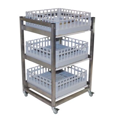 RACK40 Glasswasher Basket Rack 3 Tier