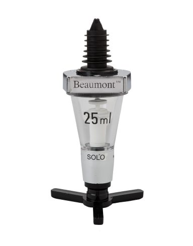 25ml Solo Classical Chrome Spirit Measure Optic