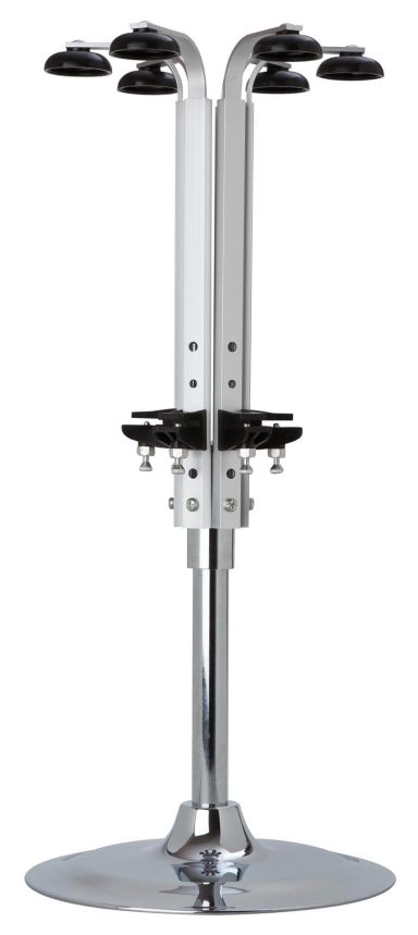 Professional 6 Bottle Revolving Bottle Stand