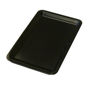 Black Plastic Tip Tray Plain