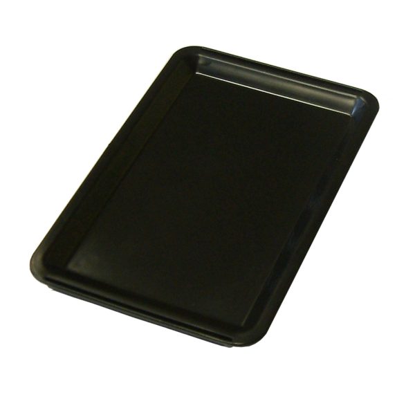Black Plastic Tip Tray Plain