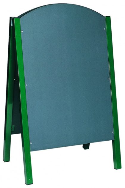 Green Metal Sided A-Board