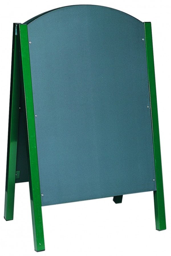 Green Metal Sided A-Board