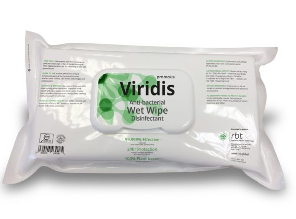 Viridis Wet Wipe Disinfectant