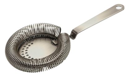 Antique Brass Round Cocktail Strainer