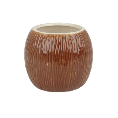 Ceramic Coconut Tiki Mug