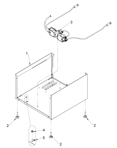 Base assembly 500mm