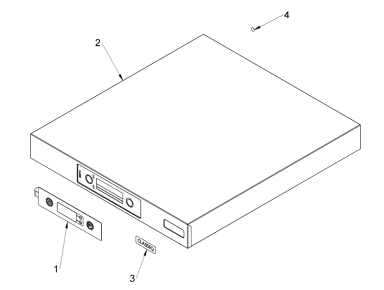 500mm SS LCD Top panel (30012443)