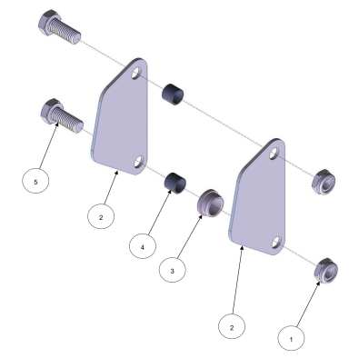 Lever Arm Assembly (Hood Mechanism)