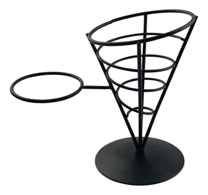 French Fry Cone With Ramekin Holder