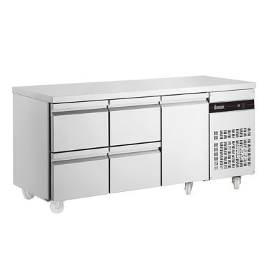 Inomak PN229-HC 1 Door, 4 Drawer 1/1 Gastronorm Counter