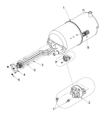6kW – Boiler assembly P500A