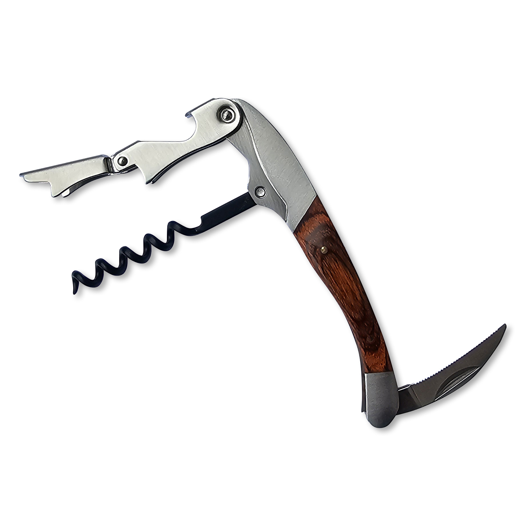 Deluxe Waiter’s Friend with Wooden Handle - Image 3