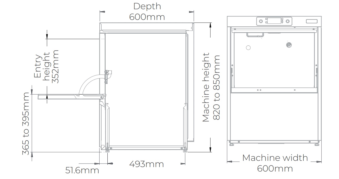 Classeq C500 dimensions
