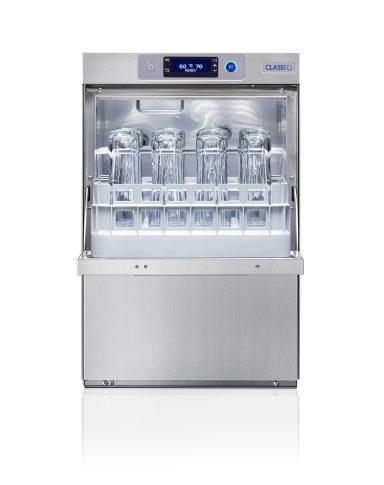 Classeq C400WS Undercounter Commercial Glasswasher with Integrated Softener 13amp