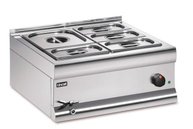 Lincat Silverlink 600 Electric Counter-top Bain Marie – Wet Heat – Gastronorms – Base + Dish Pack – W 600 mm – 2.0 kW