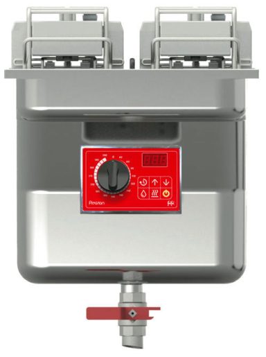 FriFri Precision 412 Electric Drop-in Single Tank Fryer – 2 Baskets – W 400 mm – 15.0 kW