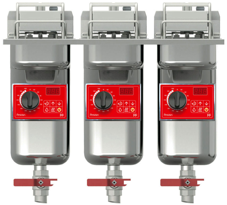 FRIFRI PRECISION 633 DROP-IN FRYER 3x7.5kW -1 PHASE - 3 x 7.5kW 3 x AC 230V - 3 BASKETS