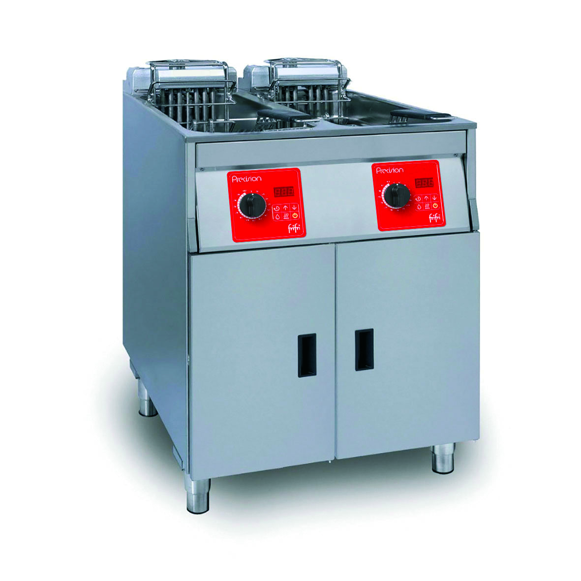 FriFri Precision 622 Electric Free-standing Twin Tank Fryer - 2 Baskets - W 600 mm - 2 x 11.4 kW - Three Phase