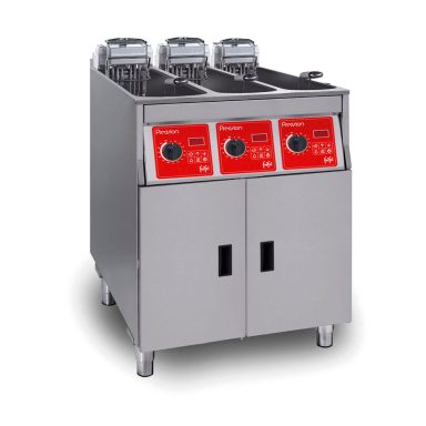 FriFri Precision 633 Electric Free-standing Triple Tank Fryer – 3 Baskets – W 600 mm – 3 x 9.0 kW