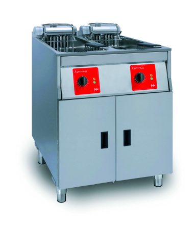 Super Easy 622 Electric Free-standing Twin Tank Fryer with Filtration – 2 Baskets – W 600 mm – 2 x 15.0 kW – Three Phase