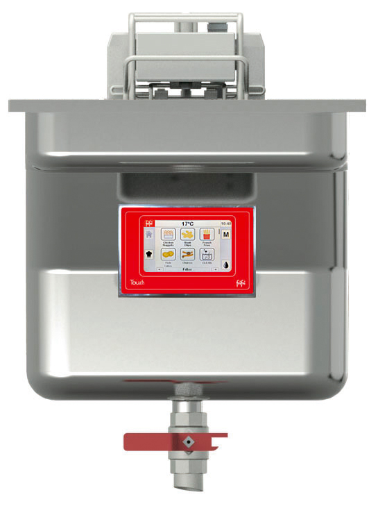 FriFri Touch 412 Electric Drop-in Single Tank Fryer - 2 Baskets - W 400 mm - 22.0 kW