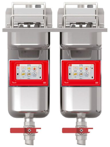 FriFri Touch 422 Electric Drop-in Twin Tank Fryer – 2 Baskets – W 400 mm – 2 x 7.5 kW – Single Phase