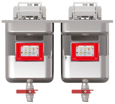FriFri Touch 622 Electric Drop-in Twin Tank Fryer – 2 Baskets – W 600 mm – 2 x 15.0 kW