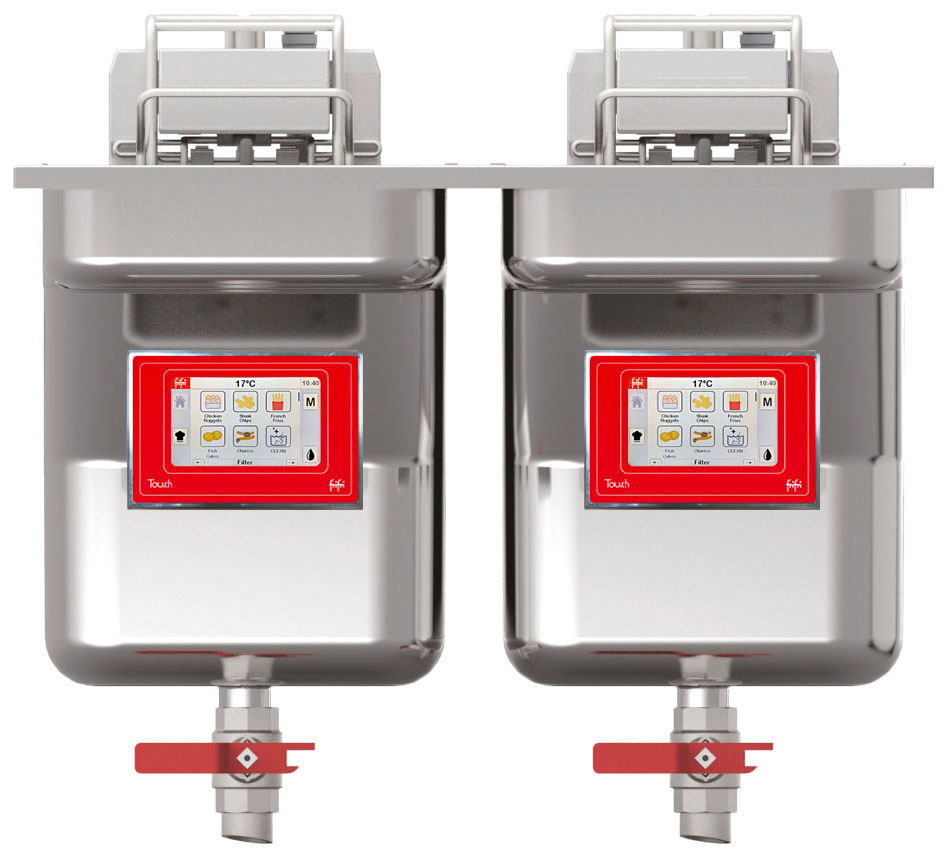 FriFri Touch 622 Electric Drop-in Twin Tank Fryer - 2 Baskets - W 600 mm - 2 x 11.4 kW