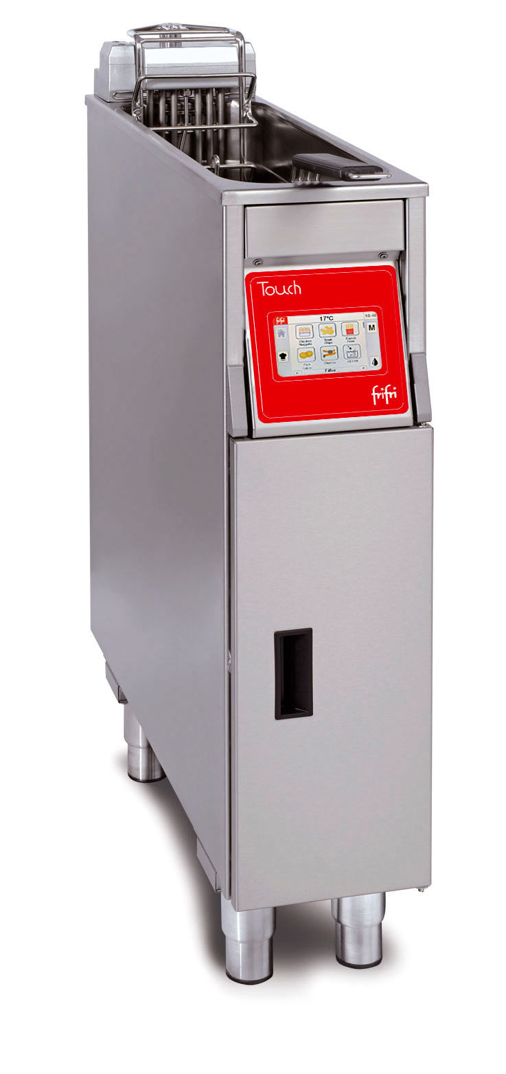 FriFri Touch 211 Electric Free-standing Single Tank Fryer - 1 Basket - W 200 mm - 7.5 kW - Single Phase