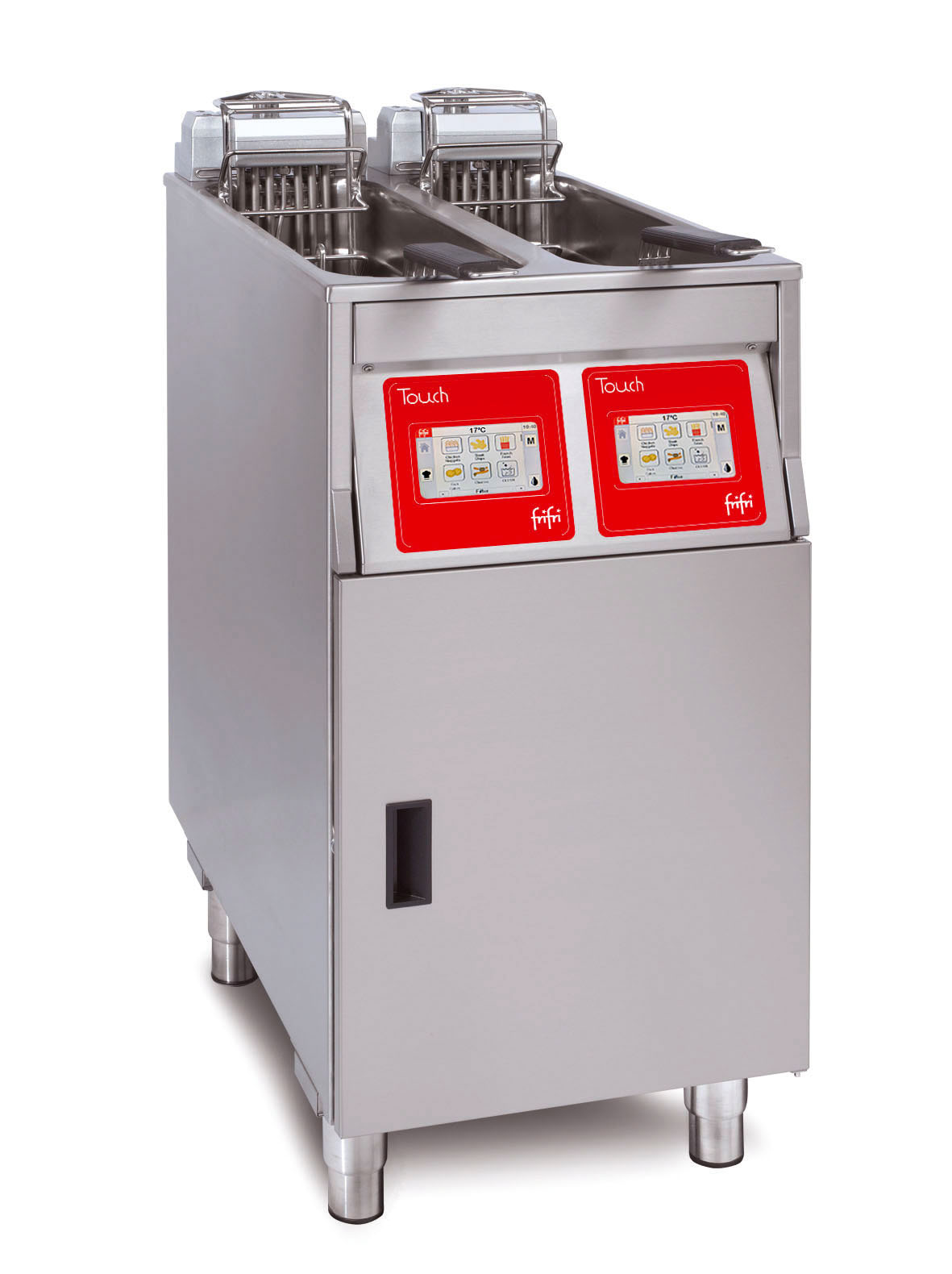 FriFri Touch 422 Electric Free-standing Twin Tank Fryer - 2 Baskets - W 400 mm - 2 x 9.0 kW - Single Phase