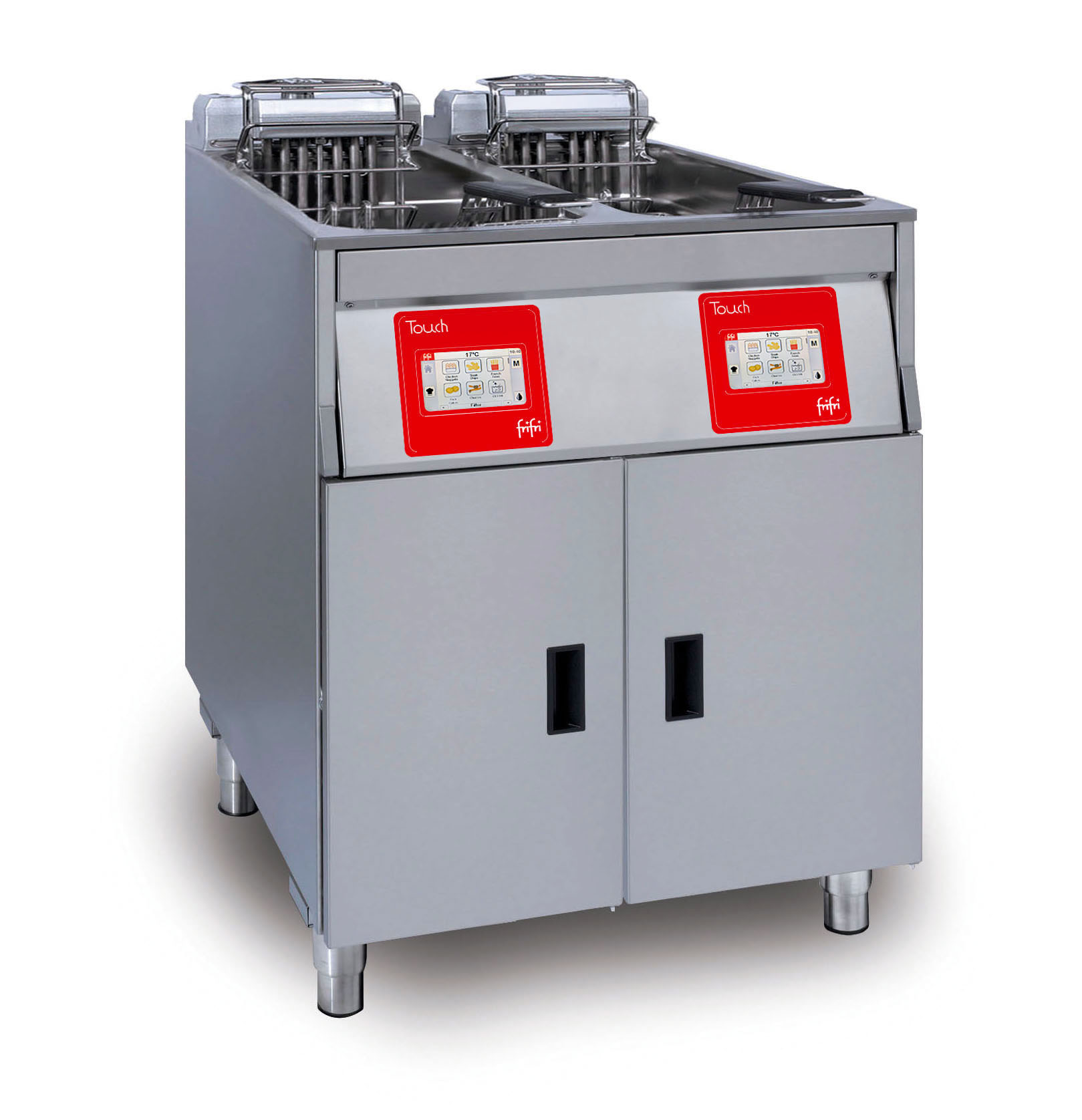 FriFri Touch 622 Electric Free-standing Twin Tank Fryer - 2 Baskets - W 600 mm - 2 x 11.4 kW
