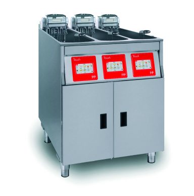 FriFri Touch 633 Electric Free-standing Twin Tank Fryer – 2 Baskets – W 600 mm – 3 x 11.0 kW – Three Phase