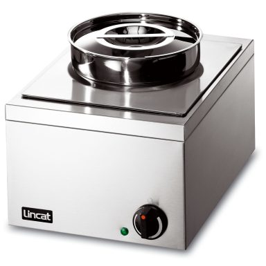 Lincat Lynx 400 Electric Counter-top Bain Marie – Dry Heat – inc. 1 x Round Pot – W 285 mm – 0.25 kW