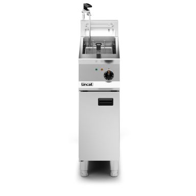 Lincat Opus 800 Electric Free-standing Single Tank Fryer with Pumped Filtration – 1 Basket – W 300 mm – 12.0 kW