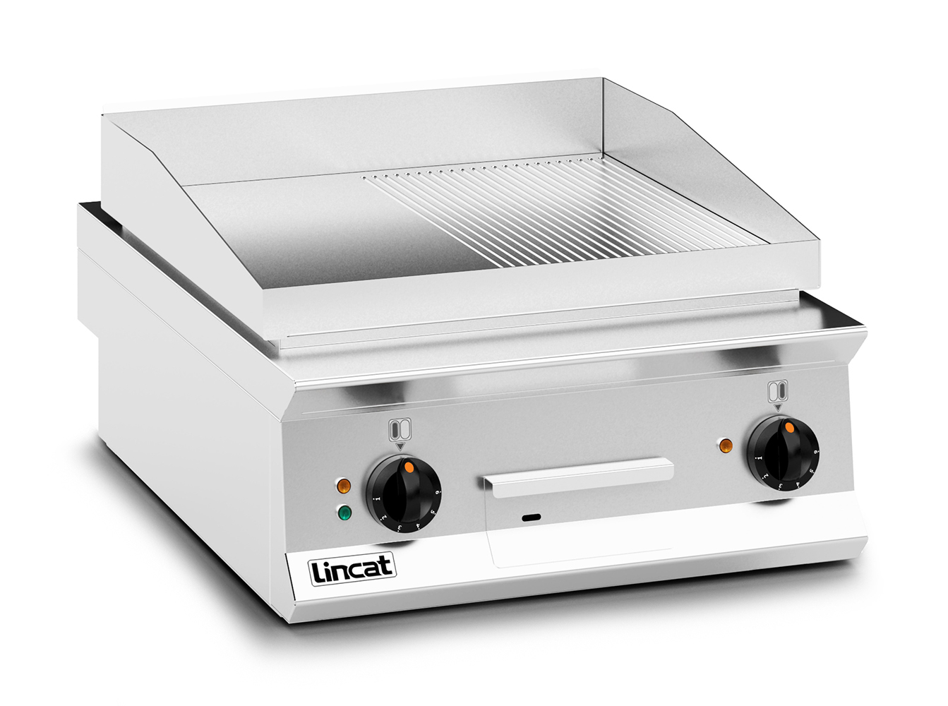 Lincat Opus 800 Electric Counter-top Griddle - Ribbed Plate - W 600 mm - 8.0 kW - Image 3