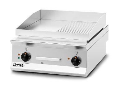 Lincat Opus 800 Electric Counter-top Griddle – Ribbed Plate – W 600 mm – 8.0 kW