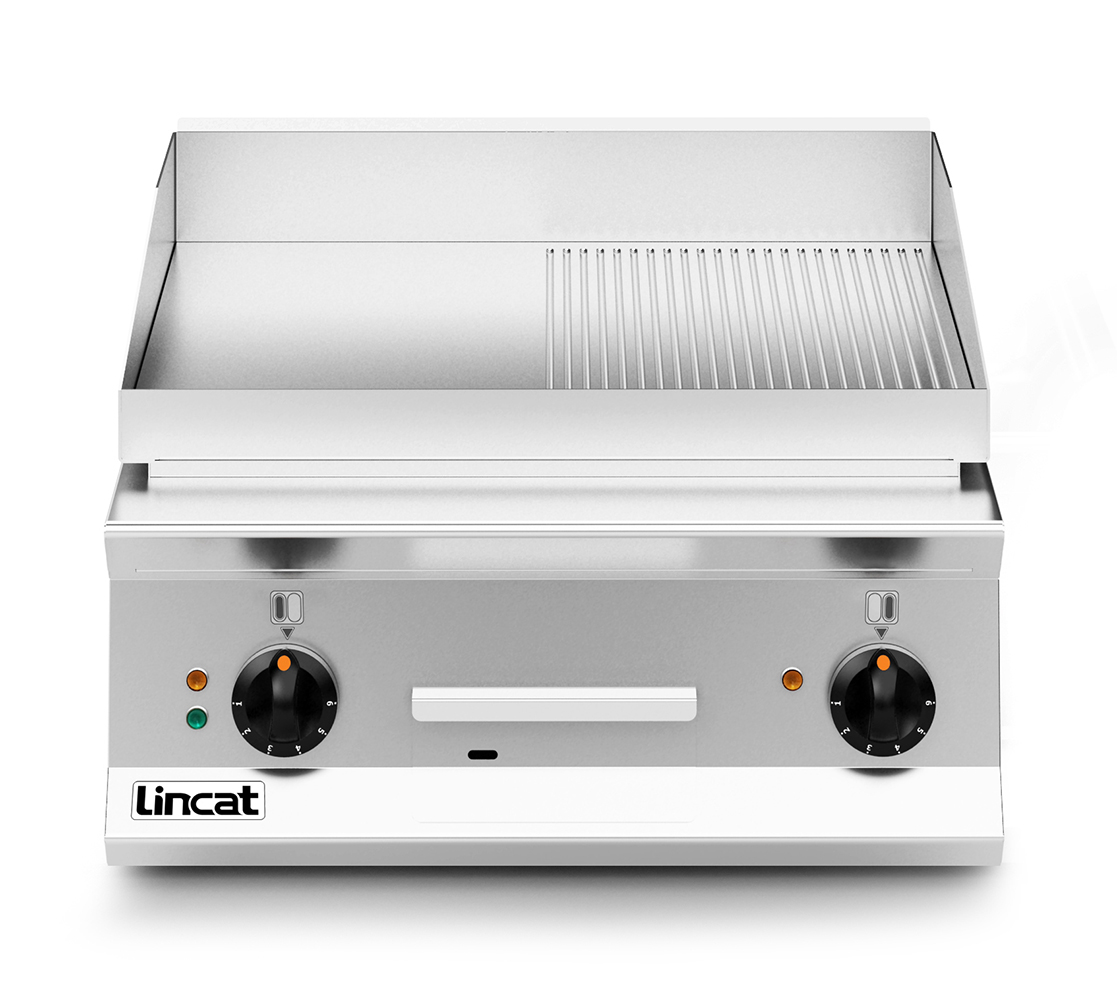Lincat Opus 800 Electric Counter-top Griddle - Ribbed Plate - W 600 mm - 8.0 kW - Image 2
